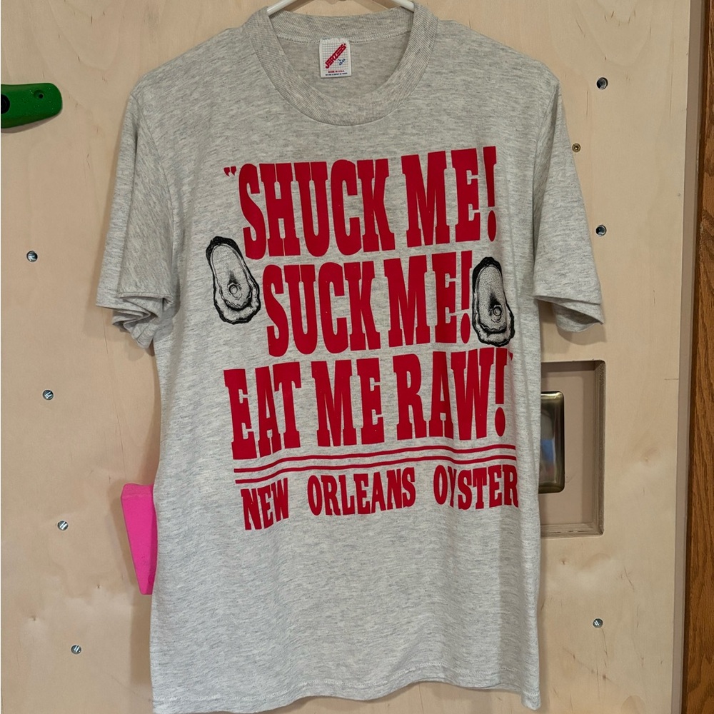 Retro Jerzees Oyster Tee